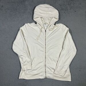 Ever Brand Men's Zip-up White Hoodie Size XL #2298